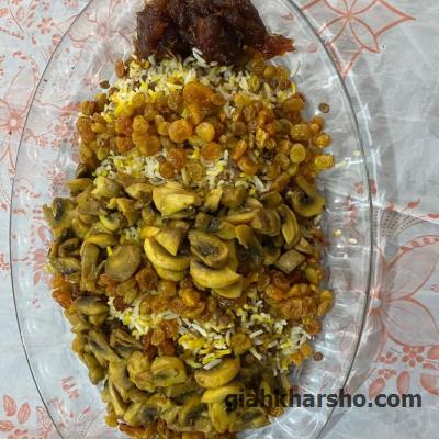 عدس پلو وگان